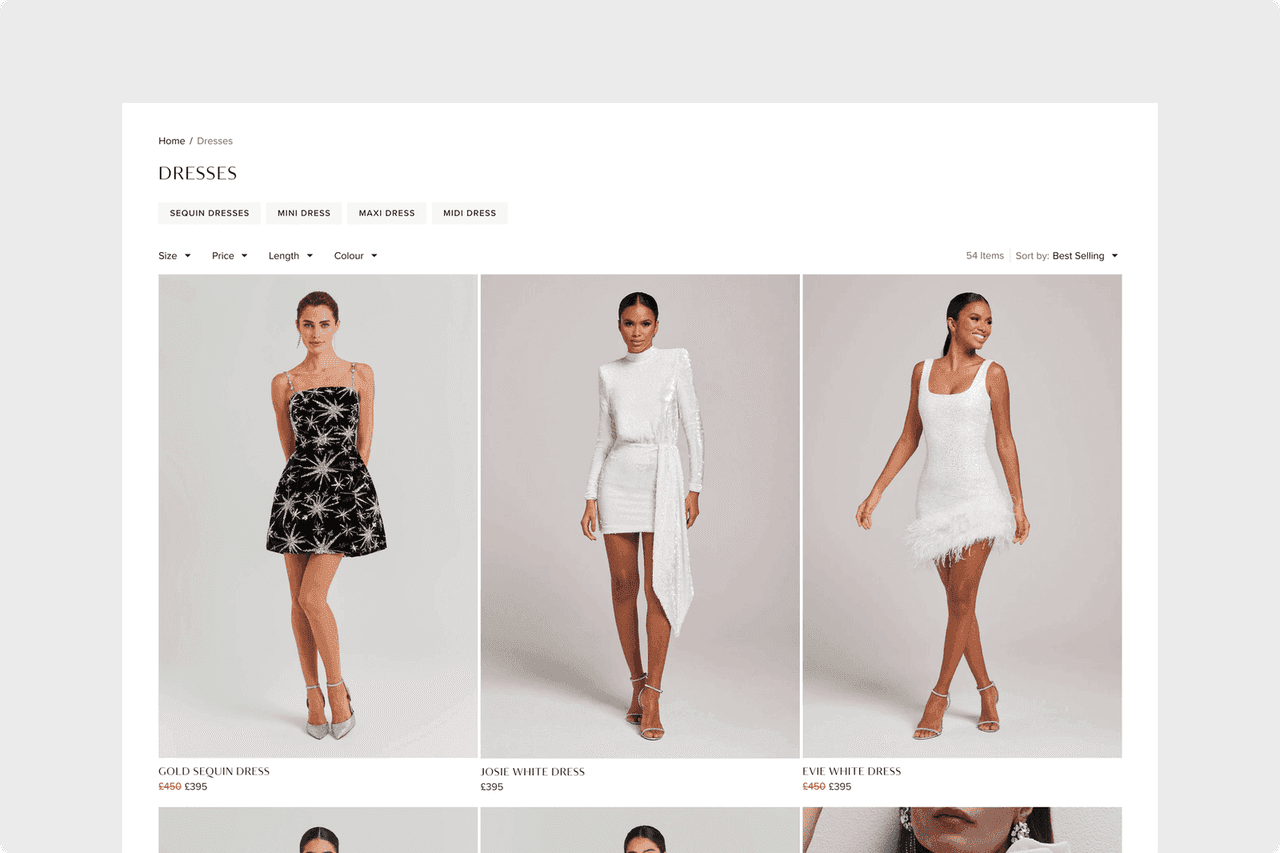 Nadine Merabi — Luxury Fashion website project