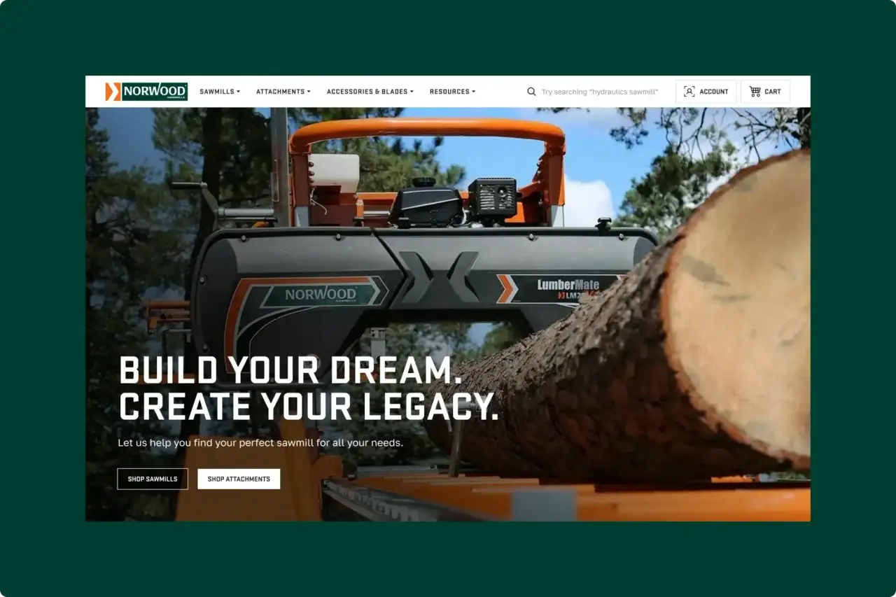 Norwood — Lifestyle & Homeware website project